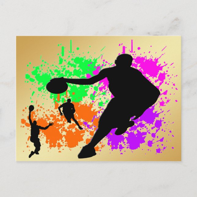 Basketball Dreams Postcard (Front)