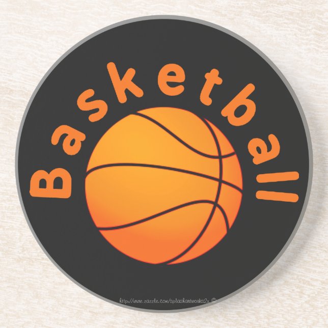 "Basketball!!" Drink Coaster (Front)