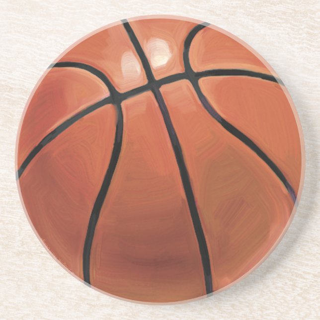 Basketball Drink Coaster (Front)