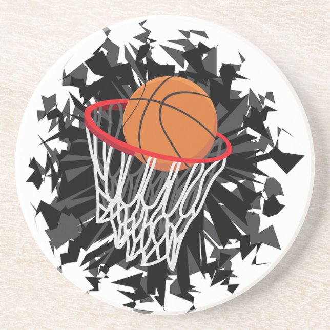 Basketball Drink Coaster (Front)