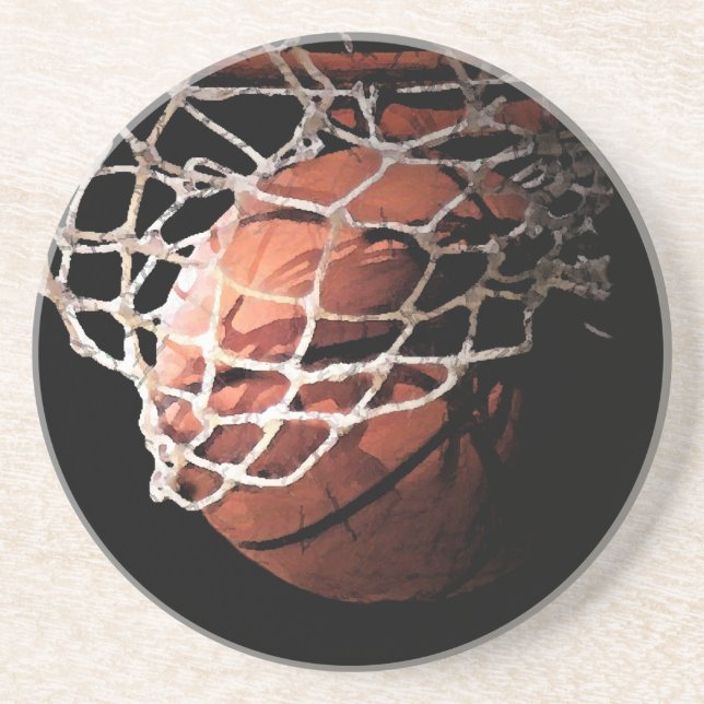 Basketball Drink Coaster (Front)
