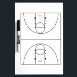 Basketball Dry Erase Board<br><div class="desc">Dry Erase Board that is great for coaching. Used to display plays and help your team</div>