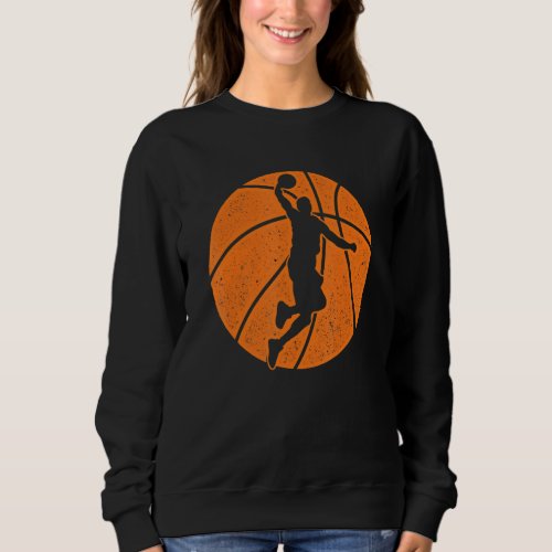 Basketball Dunk   Ball Shooting Sports Game Traine Sweatshirt