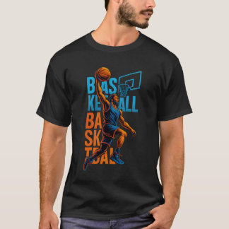 Basketball Dunk Graphic Men's T-Shirt
