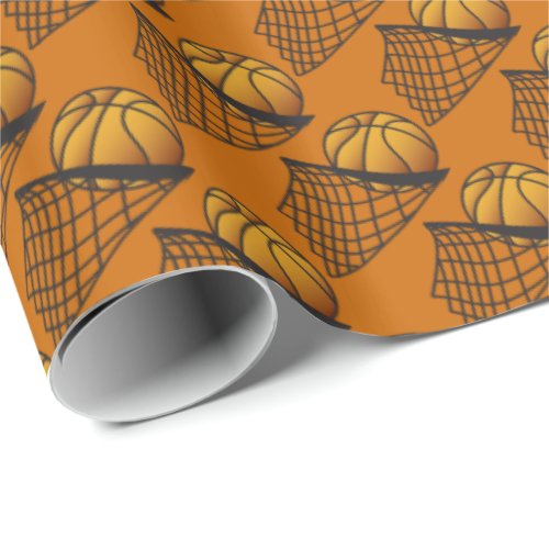 Basketball Dunk It Wrapping Paper