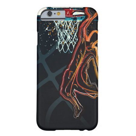 Basketball Dunk Jump Shot Modern Urban Cool Barely There Iphone 6 Case
