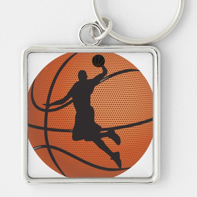 Basketball dunk keychain (Front)