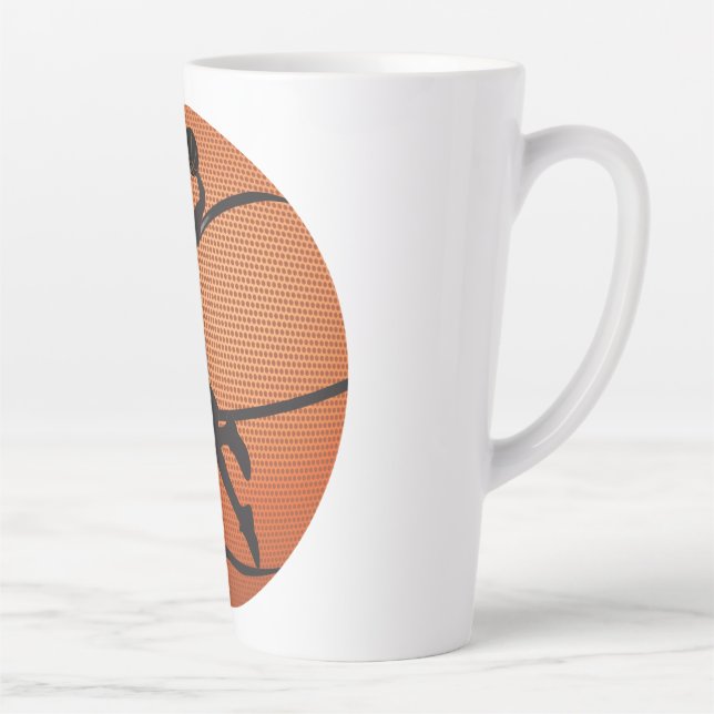Basketball dunk latte mug (Right)