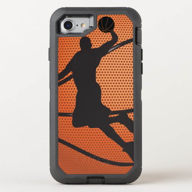 Basketball dunk otterbox iPhone case (Back)