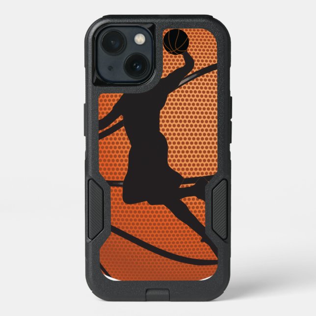 Basketball dunk otterbox iPhone case (Back)