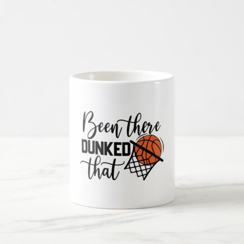 Basketball Dunk Print Coffee Mug