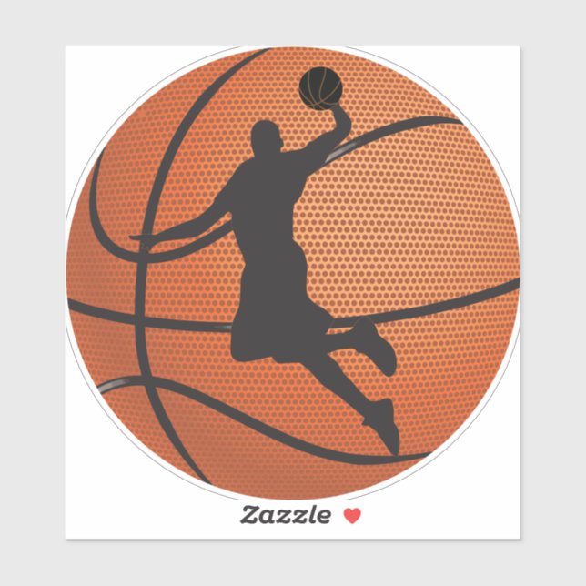Basketball dunk sticker (Sheet)