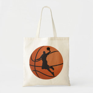 Basketball dunk tote bag