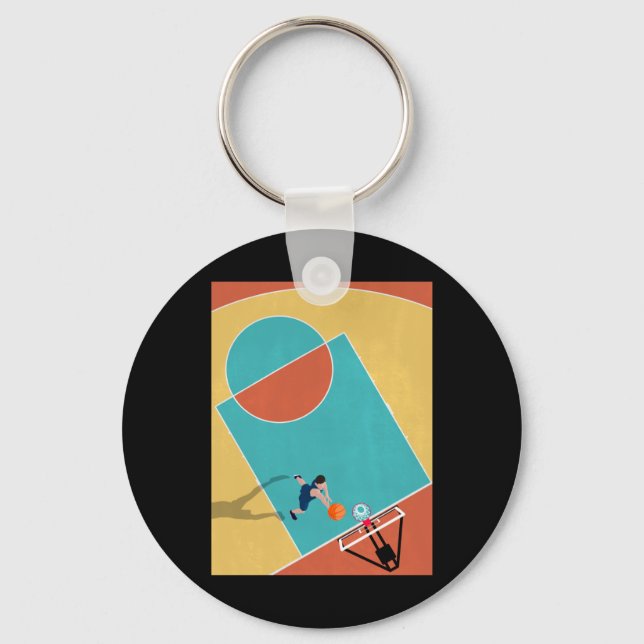 Basketball Dunks 1  Keychain (Front)