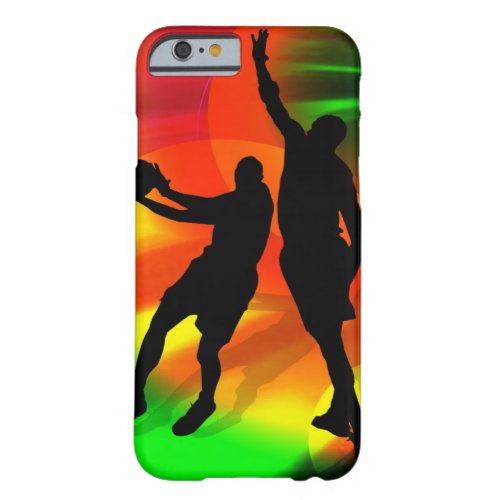 Basketball Duo Bright Court Lights Barely There iPhone 6 Case