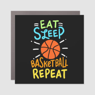 Basketball - Eat Sleep Basketball Repeat Car Magnet