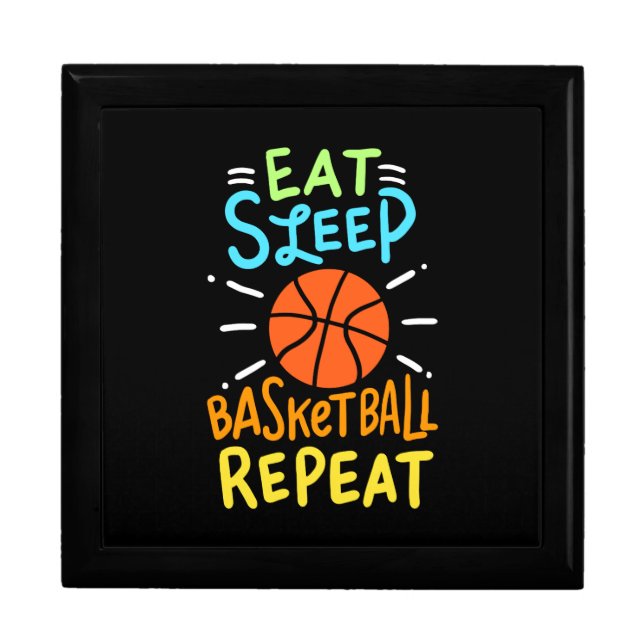 Basketball - Eat Sleep Basketball Repeat Gift Box (Front)