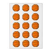 Basketball Edible Frosting Rounds (Sheet)