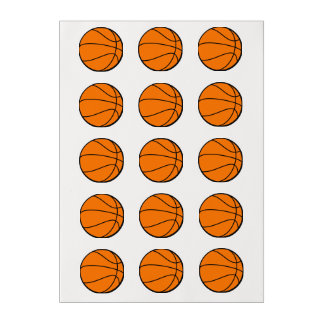 Basketball Edible Frosting Rounds
