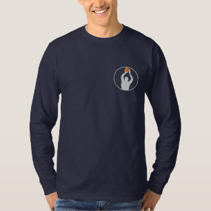 Basketball Embroidered Long Sleeve T-Shirt