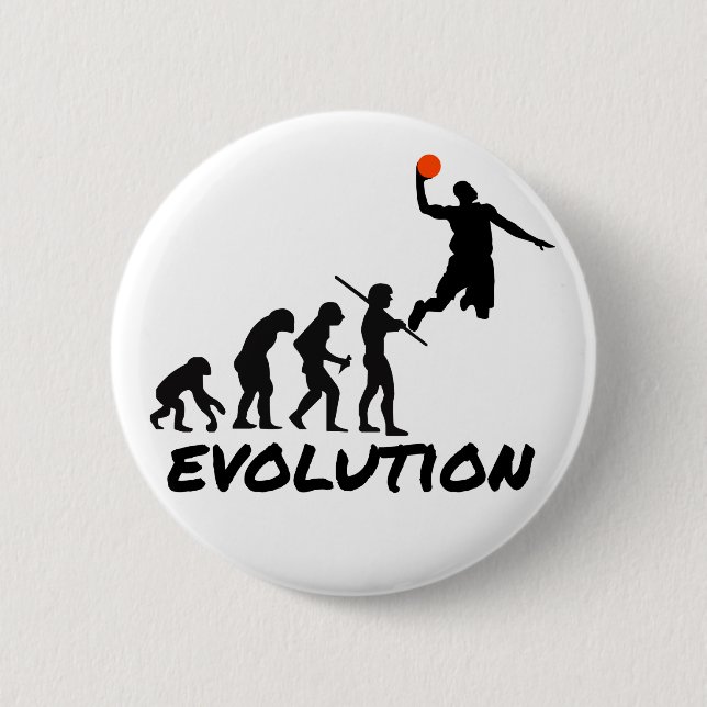 Basketball Evolution Button (Front)