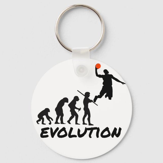 Basketball Evolution Keychain (Front)