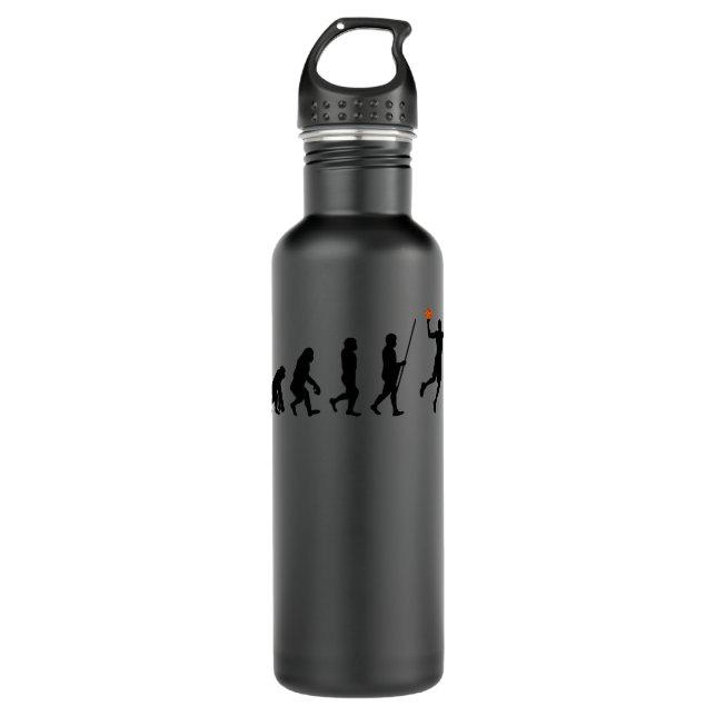 Basketball - Evolution Stainless Steel Water Bottle (Front)