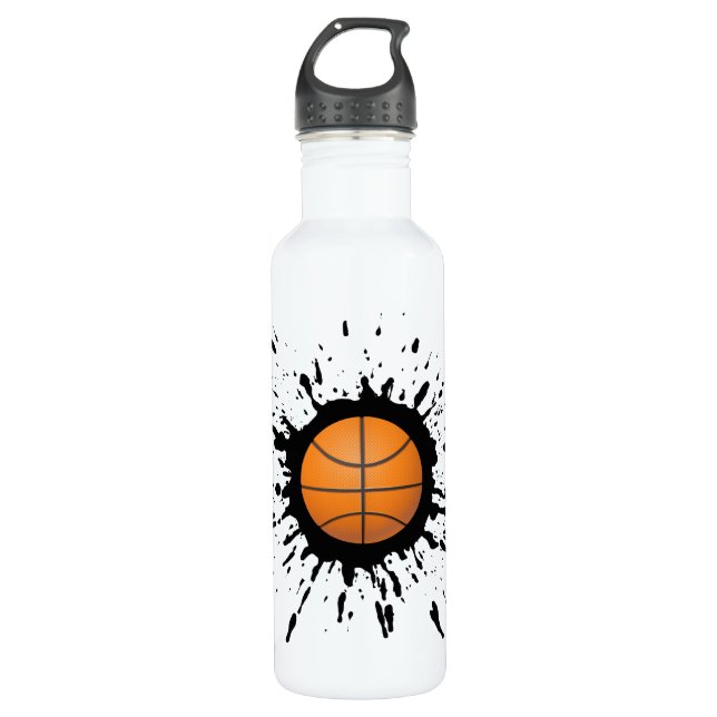 Basketball Explosion Water Bottle (Front)