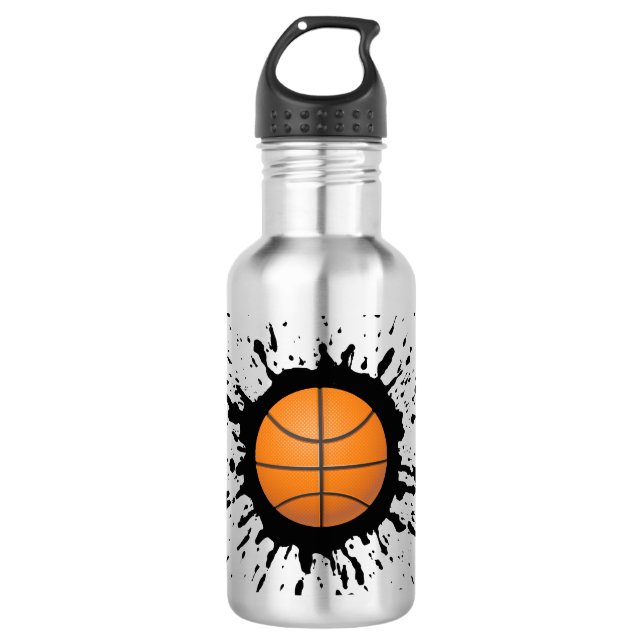 Basketball Explosion Water Bottle (Front)