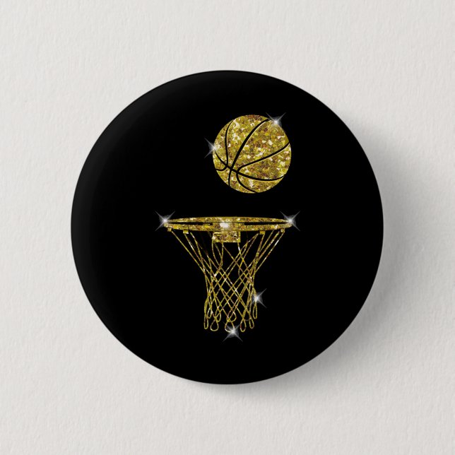 Basketball Exquisite  Button (Front)