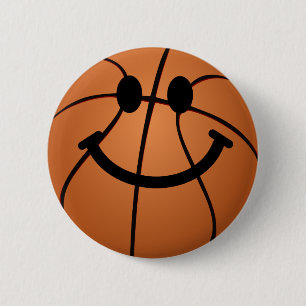Basketball face button
