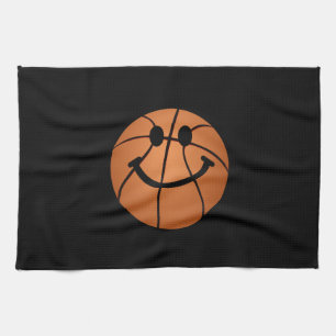 Basketball face kitchen towel