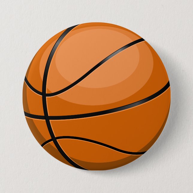 Basketball Fan Button (Front)