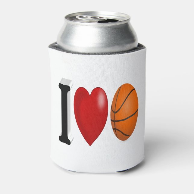 Basketball Fan  Can Cooler (Can Back)