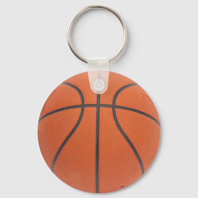 Basketball Fan Gifs Basketball Theme Gifts B-Ball Keychain (Front)