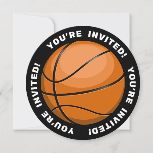 Basketball Fan Invitation