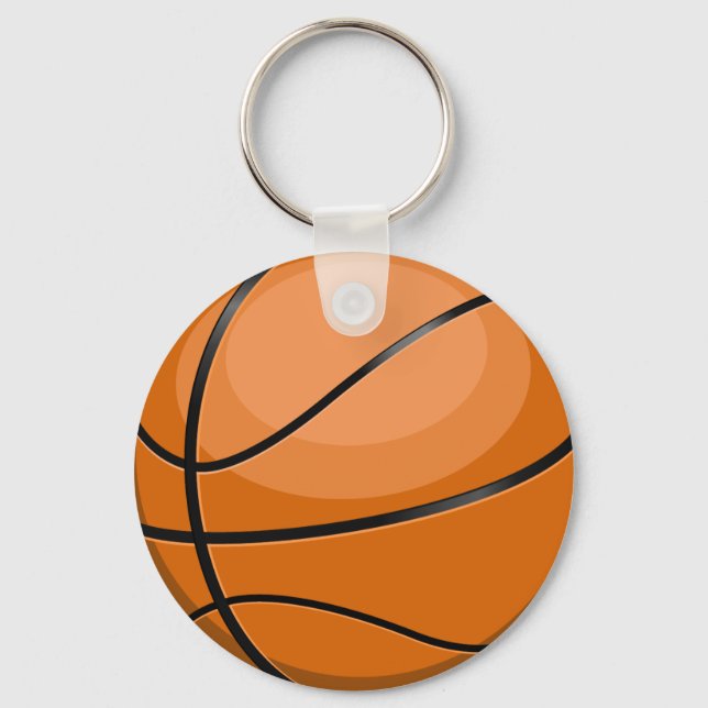 Basketball Fan Keychain (Front)