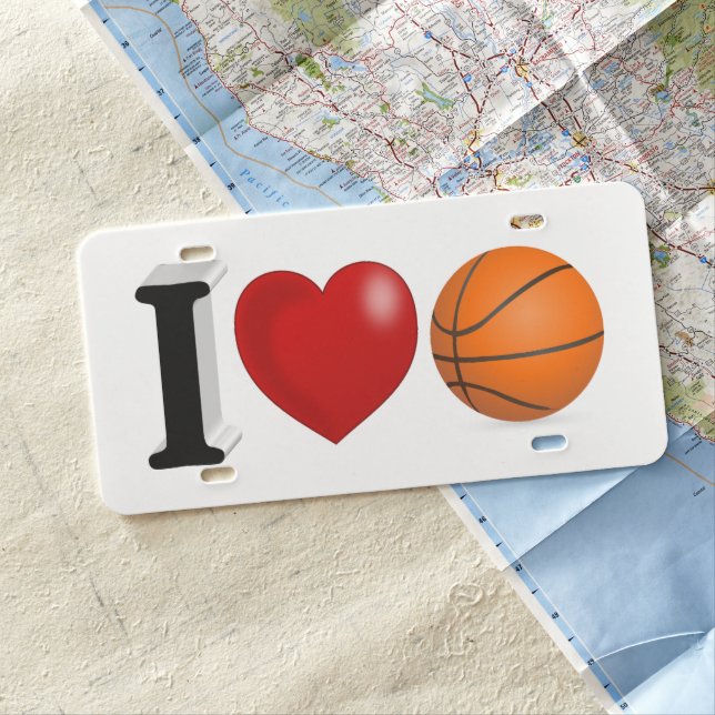 Basketball Fan License Plate (In Situ)