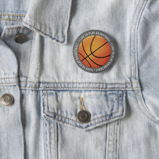 Basketball Fanatic Player | Sport Gifts Pinback Button