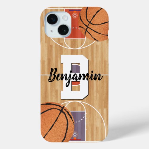 Basketball Fans iPhone 15 Plus Case
