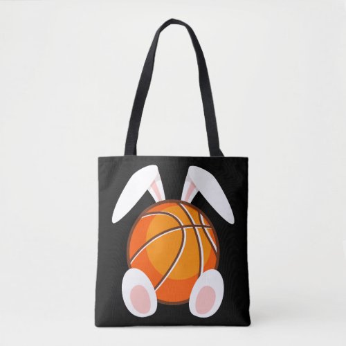 Basketball fans Easter Bunny Happy Easter Tote Bag
