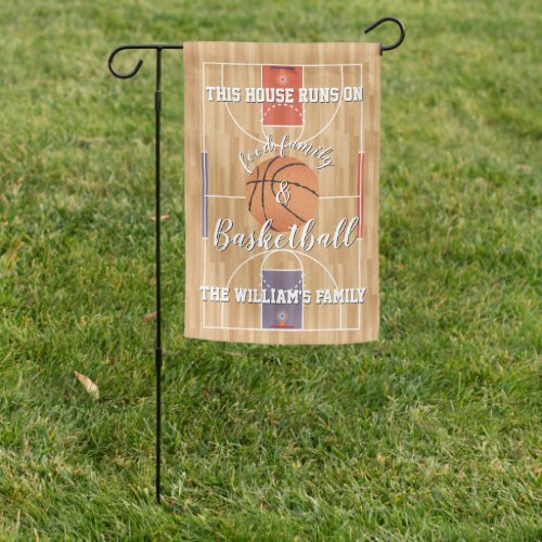 Basketball Fans Garden Flag