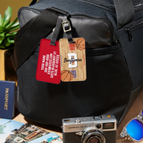 Basketball Fans  Luggage Tag