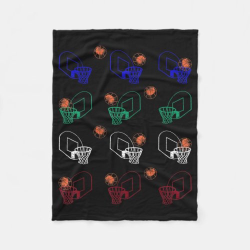 Basketball Fashion Fleece Blanket