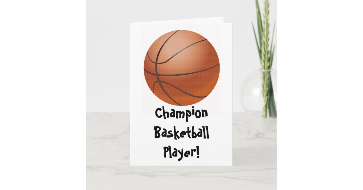 Basketball Trophy | Greeting Card
