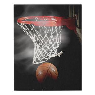 Basketball Faux Canvas Print