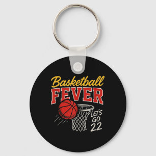 Basketball Fever Let’s Go 22 Team Spirit Fan Tank Keychain