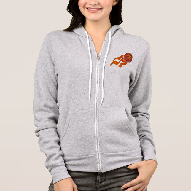 Basketball flames hoodie (Front)