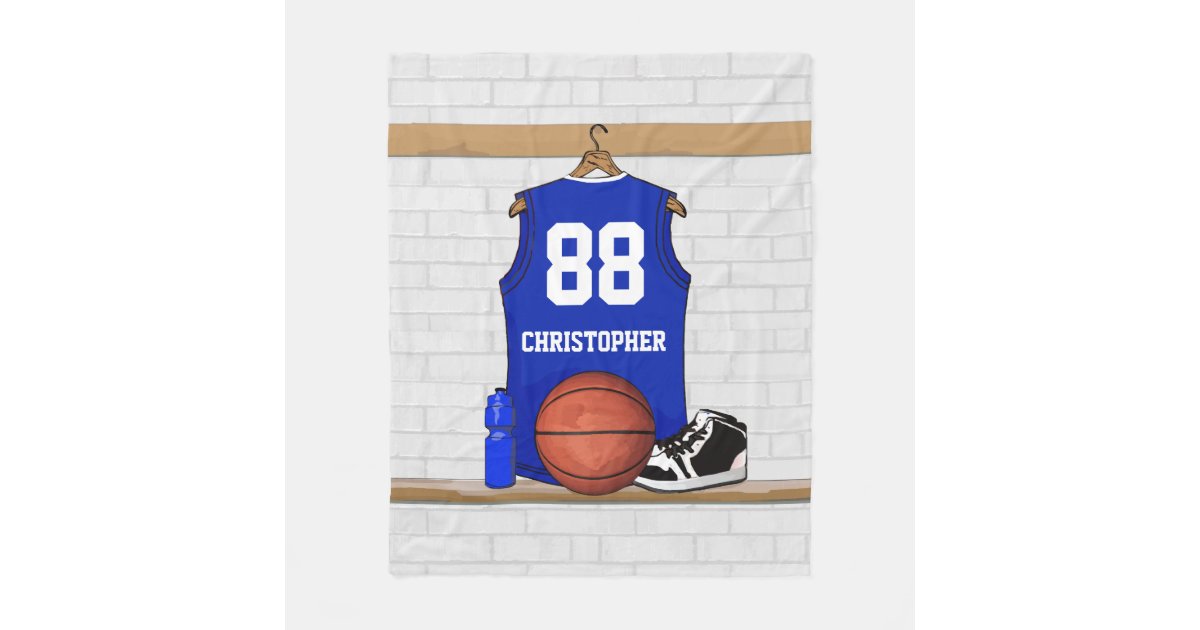 Basketball Fleece Blanket Zazzle Com