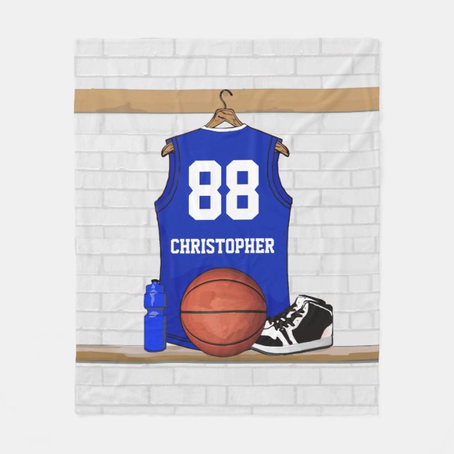 Basketball Fleece Blanket (Front)